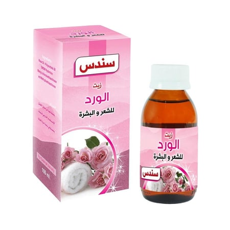 زيت  الورد سندس للشعر والبشرة