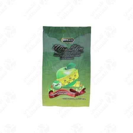 ولترا سليم الشاي المنحف بالتفاح الاخضر 10 أظرف 2 جرام - الحسين للعطارة