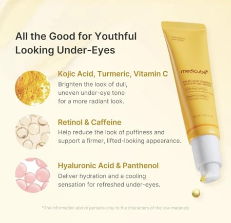 سيروم جل للعين بحمض الكوجيك والكركم فيتا 30 مل ميديكوب