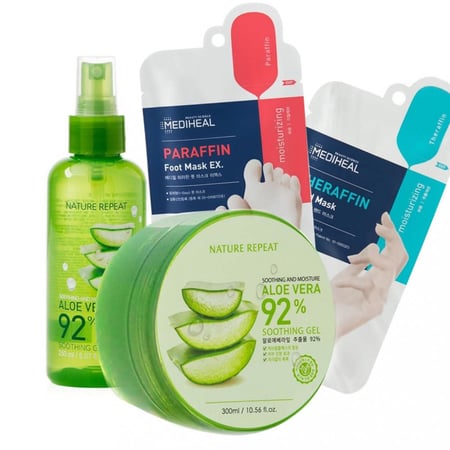 ناتشر ريبورت باقة الترطيب المتكاملة -4 منتاجات