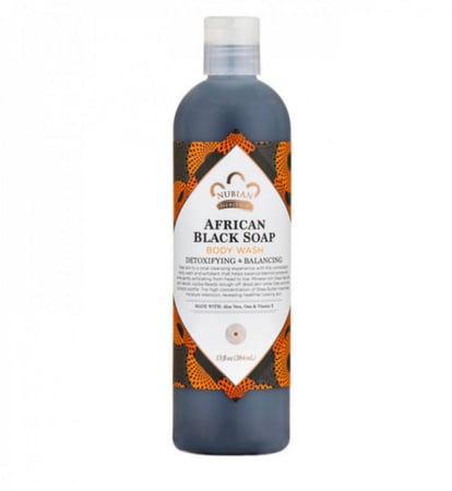 مجموعة الصابون الافريقي غسول سائل +صابون قالب