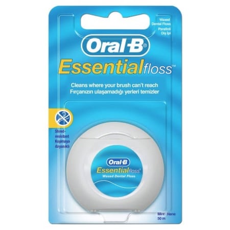 اورال - بي خيط اسنان فلوس ايسينشيال شمع نعناع