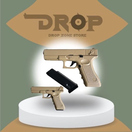 مسدس خرز جلوك حديد قوي مشابه للحقيقي