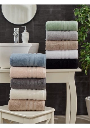 منشفة تركي  مقاس 90×180 أسود (2238.7)