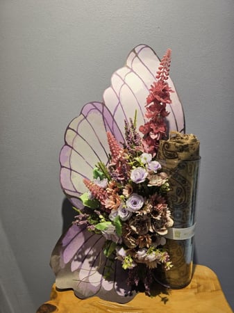 فازة ورد صناعي و شال كشميري  AAQ0314