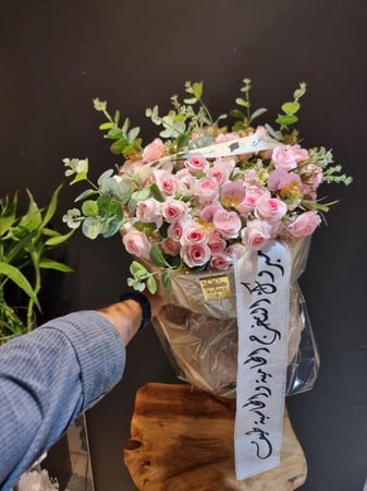 باقة ورد ورد صناعي  Ab135
