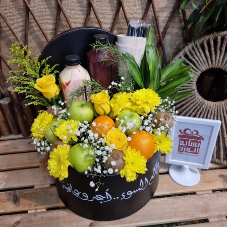 تنسيق فواكه وعصير