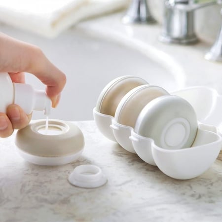 طقم حافظة صابون 4 حبات