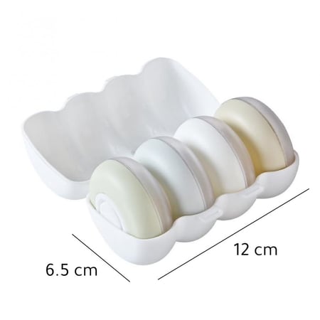 طقم حافظة صابون 4 حبات