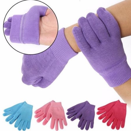 قفازات جل لترطيب اليدين بنفسجي من سبا