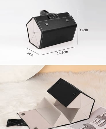 حافظة نظارات على شكل حقيبة