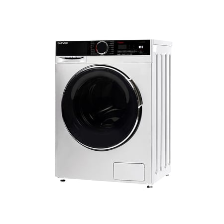 غسالة ملابس دايو أوتوماتيك تحميل أمامي 10.5 كيلو – 15 برنامج - لون أبيض DW-F5071WH