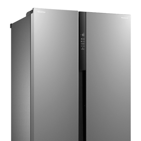 ثلاجة باناسونيك  18 قدم إنفيرتر دولابى إستيل NR- BS703MSSA