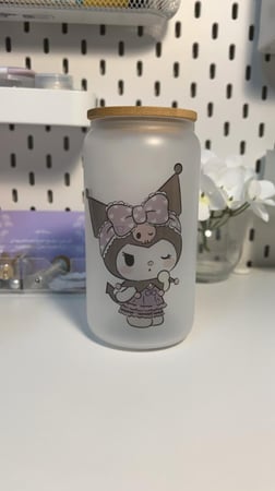 كوب زجاجي ثلجي