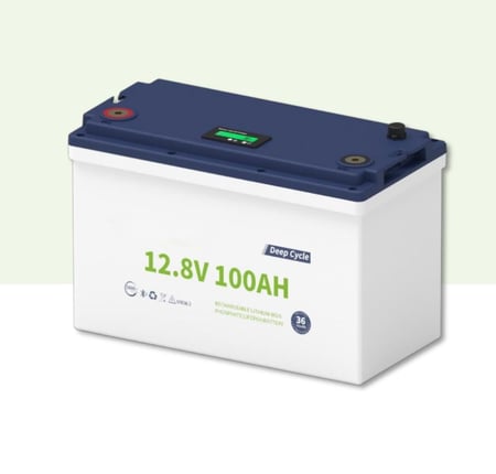 بطارية ليثيوم 100 أمبير مناسبة للسيارات والكرفانات