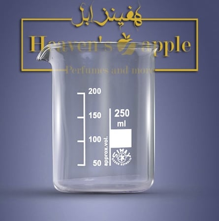 كأس زجاجي 250 ملي بشفة