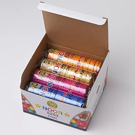 فحم ملون سريع الاشتعال