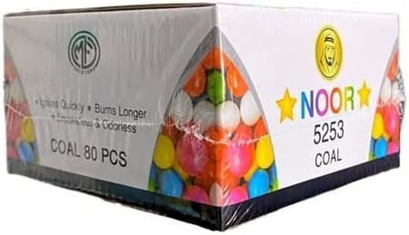 فحم ملون سريع الاشتعال