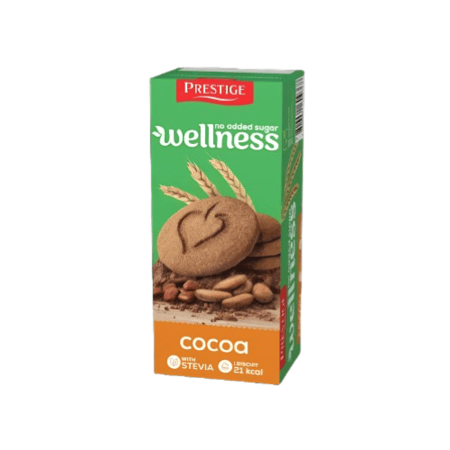 بسكويت ويلنس بالكاكاو  بدون سكر مضاف 102 جرام