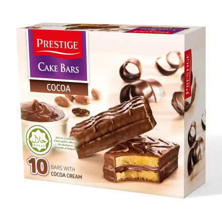 بسكويت برستيج كيك بالكاكاو 10 قطع - بسكويت برستيج