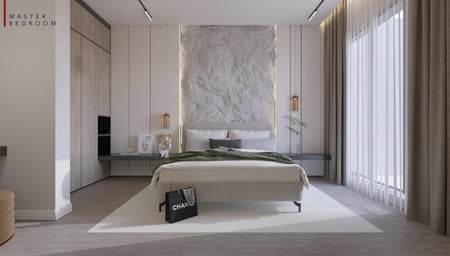 وحدة دواليب و أرفف معلقة و تسريحة معلقة