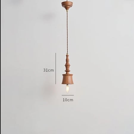 إضاءة معلقة خشبية