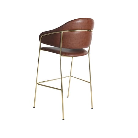 كرسي بار جلدي مودرن