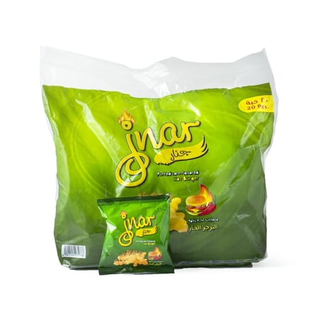 جنار بنكهة البرجر الحار 20 حبة