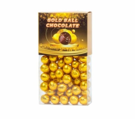 شوكولاتة في شكل كورة (ذهبي)  250 جرام