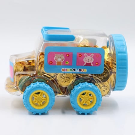 شوكولاته شكل عملة (سيارة ذهبية)  600 جرام