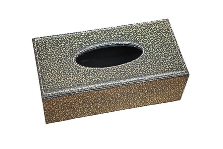 علب مناديل  جلد