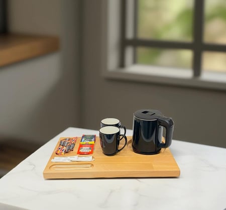 قاعدة الغلاية والشاي للفنادق طبيعي 30*50