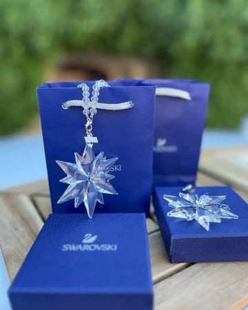 تعليقه سيارة سوار فسكي شفافة