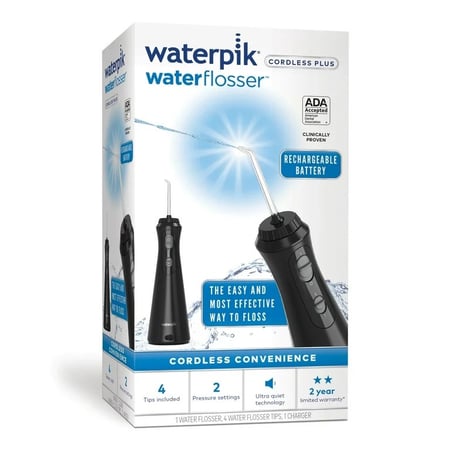 خيط الاسنان المائي Waterpik Cordless Plus اسود