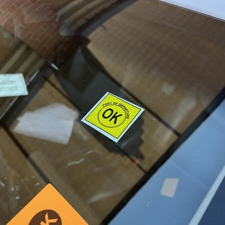 ستيكر OK - اصفر