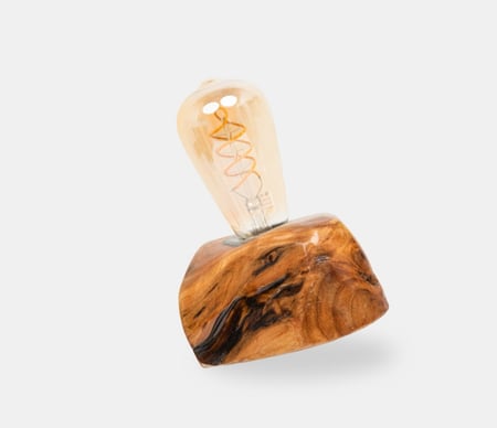 انارة مكتب خشبية