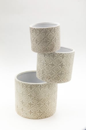 مزهرية دائرية