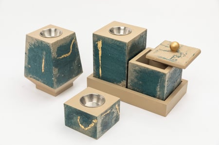 طقم مباخر بتأثيرات فنية