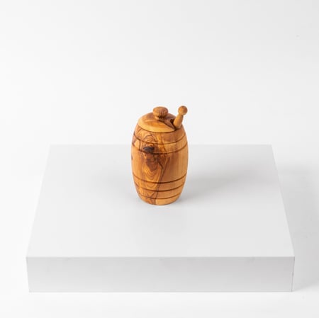 حافظة عسل خشبية