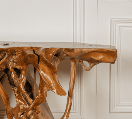 مدخل خشب التيك الطبيعي