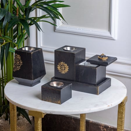 طقم مباخر بفن الديكوباج