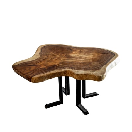 طاولة رئيسية من خشب السوار الطبيعي