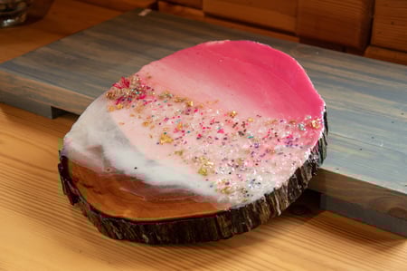 كوكيز خشب مطعمه برزن وزجاج مكسر