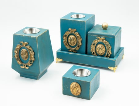 طقم مباخر بتأثيرات فنية