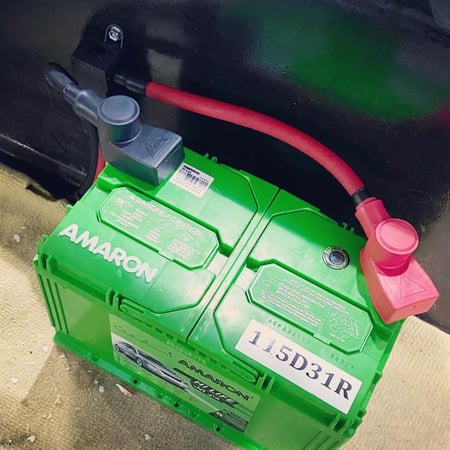 غطاء صبع بطاريه أحمر (كيبل مقاس14-50 ملي أو قيج 6-1/0)