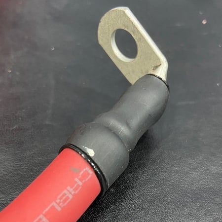 هيت شرنك أسود مع غراء أسود مقاس 12 ملي