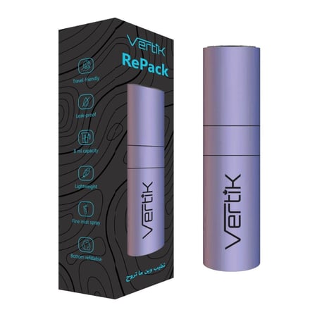 عبوة تعبئة العطور 8 مل من فيرتك VERTIK - الوان متنوعة