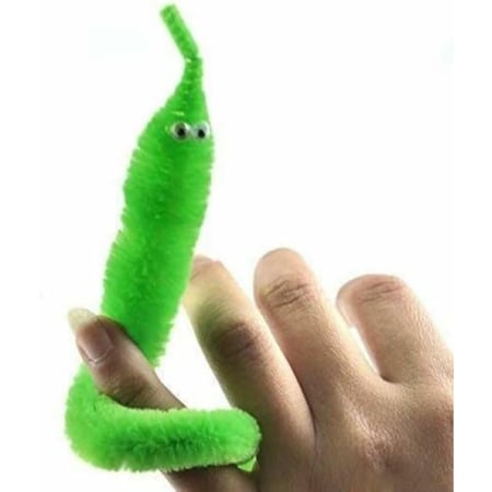 دودة سحرية ملتوية - خضراء