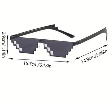 نظارة شمسية بتصميم احتفالي