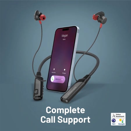 بروميت سماعة رقبة ديناميكية لاسلكية عالية الدقة Blend - اسود